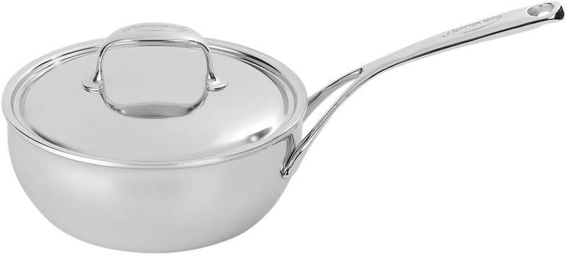 Demeyere Atlantis - 2.1 Qt. Stainless Conic Saute Pan w/Stainless Steel Lid