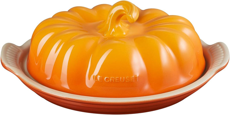 Le Creuset Figural Pumpkin Butter Dish - Persimmon