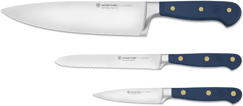 Wusthof Classic Wild Blueberry - 3 Pc. Chef's Knife Set