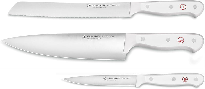 Wusthof Gourmet White - 3 Pc. Starter Knife Set