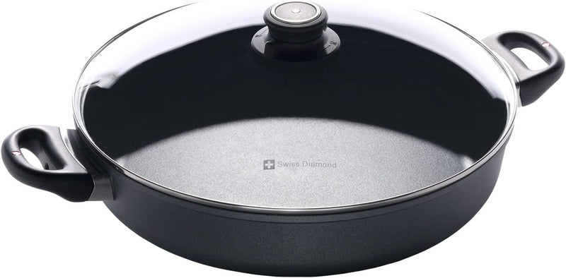 Swiss Diamond - 12.5" Induction Sauteuse w/Glass Lid