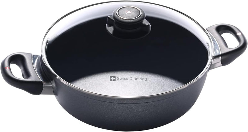 Swiss Diamond - 9.5" Casserole w/Glass Lid