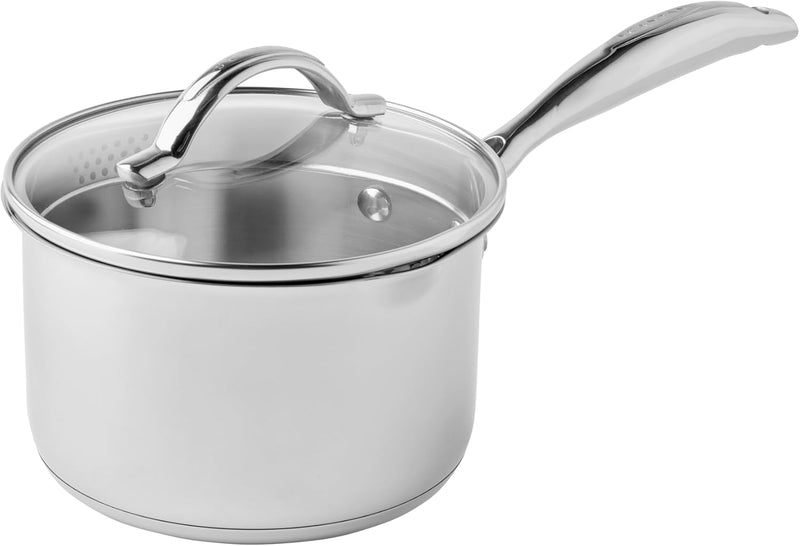 Scanpan STS - 2 Qt. Covered Stainless Saucepan