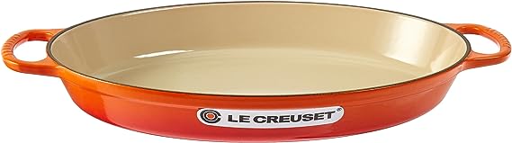 Le Creuset 3 Qt. Signature Oval Baker - Flame