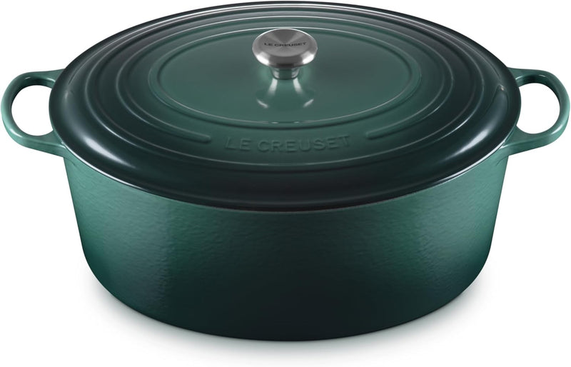 Le Creuset 15 1/2 Qt. Signature Oval Dutch Oven w/Stainless Steel Knob - Artichaut