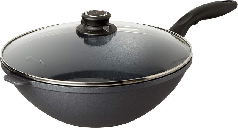 Swiss Diamond - 11.8" Wok w/Glass Lid