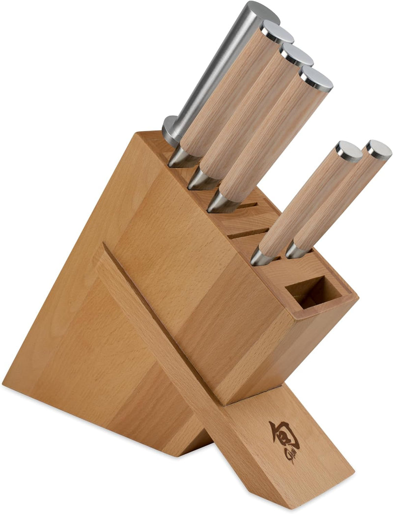 Shun Classic Blonde - 7 Pc. Knife Block Set