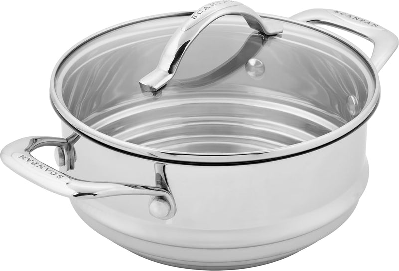 Scanpan STS - 6 1/4" - 7" - 8" Covered Stainless Steamer