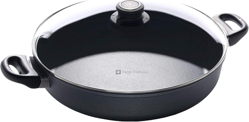 Swiss Diamond - 12.5" Sauteuse w/Glass Lid