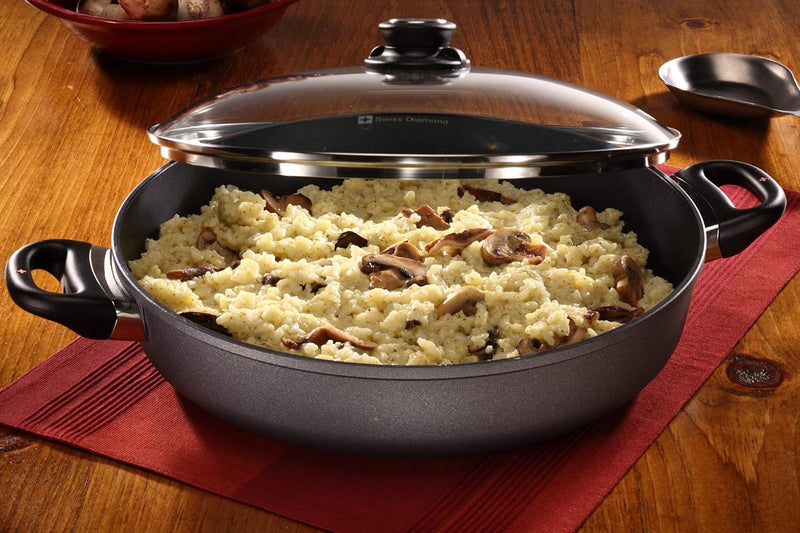 Swiss Diamond - 12.5" Sauteuse w/Glass Lid