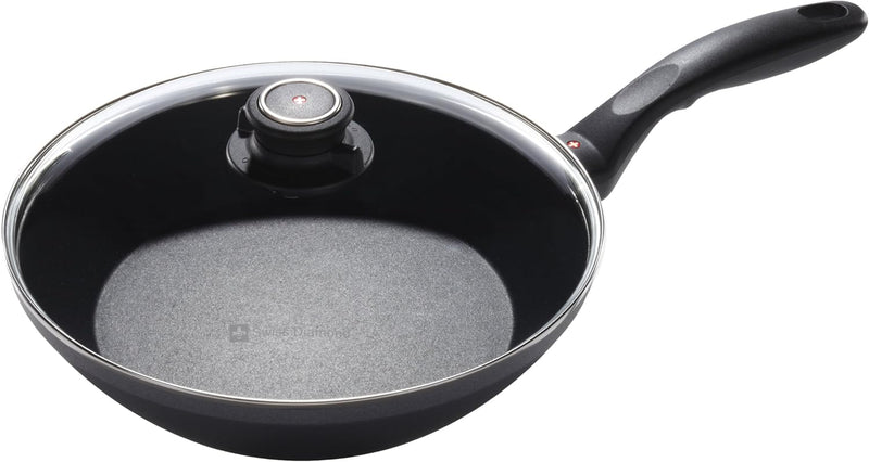 Swiss Diamond - 9.5" Induction EDGE Stir Fry Pan w/Glass Lid