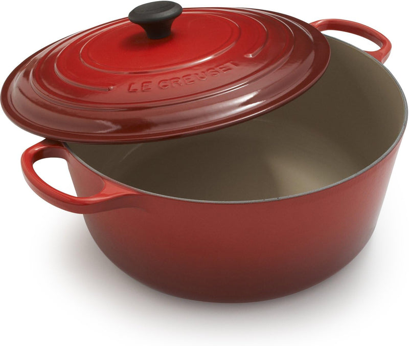 Le Creuset 13 1/4 Qt. Signature Round Dutch Oven - Cerise